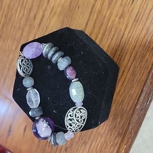 Silpada purple stretch bracelet